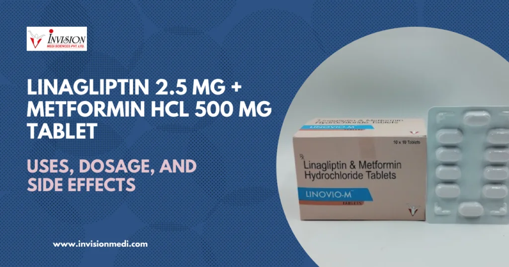 Linagliptin 2.5 mg + Metformin HCL 500 mg Tablet