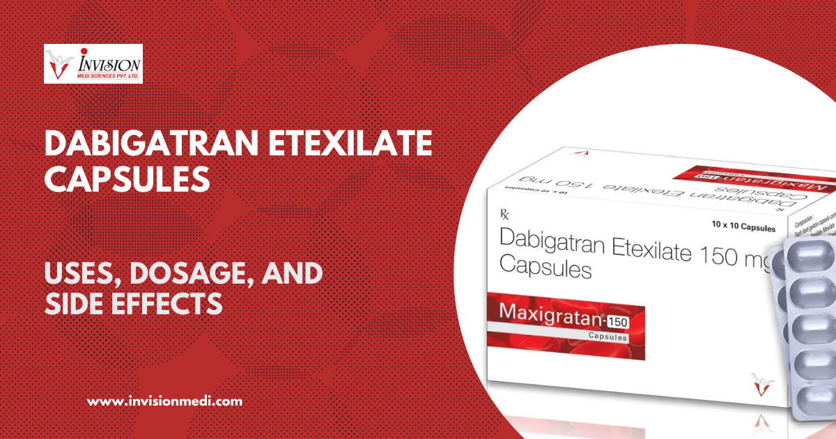 Dabigatran Etexilate 150mg Capsules: Uses, MOA, Benefits, and Dosage