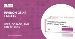 Read more about the article INVIDON-35 XR [Trimetazidine HCI B.P. 35 mg (Modified Release)] Tablets: Uses, MOA, Benefits, and Recommended Dosage